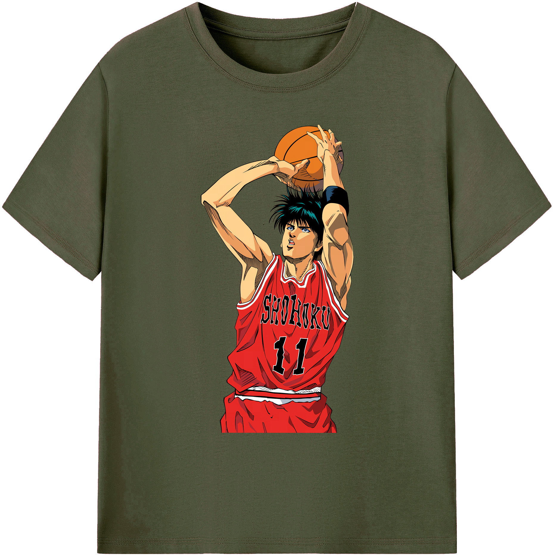 （画像用） SLAM DUNK／スラムダンク 綿100％ メンズ半袖Tシャツ｜肌触りやわらか＆通気性